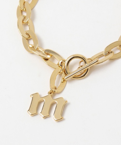 PBLIM（ページボーイリム）の「【PAGEBOYLIM】イニシャルブレス（ブレスレット・レディース・シルバー/ゴールド・FREE）」の7枚目の写真