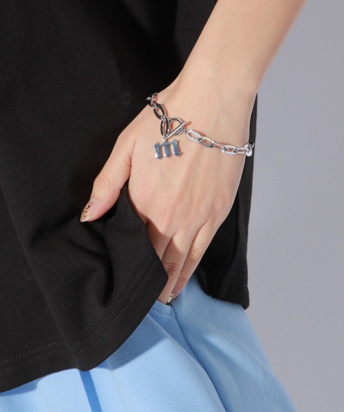 PBLIM（ページボーイリム）の「【PAGEBOYLIM】イニシャルブレス（ブレスレット・レディース・シルバー/ゴールド・FREE）」の9枚目の写真