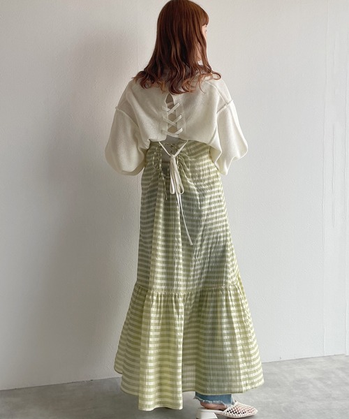 w closet（ダブルクローゼット）の「後ろレースアップショート丈