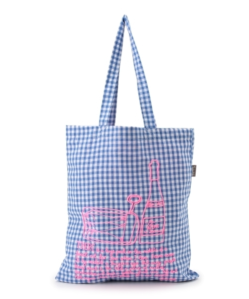 Ray BEAMS(レイビームス)の「Talented Totes / ギンガムチェック リバーシブル トートバッグ(トートバッグ・レディース・ピンク/ブルー・ONE SIZE)」の10枚目の写真
