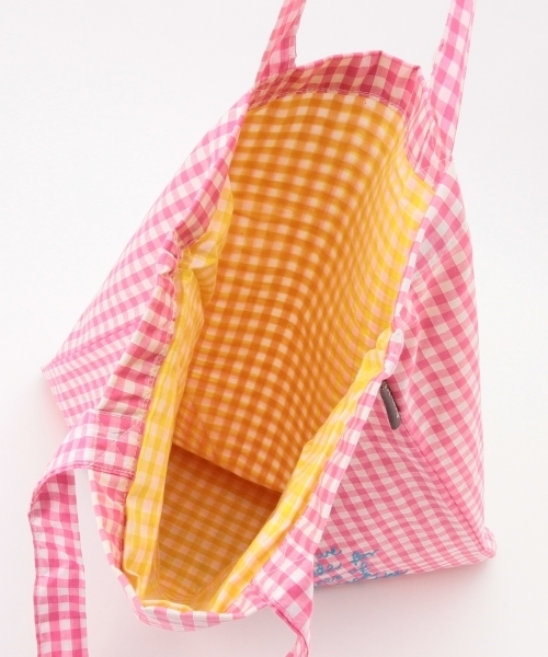 Ray BEAMS(レイビームス)の「Talented Totes / ギンガムチェック リバーシブル トートバッグ(トートバッグ・レディース・ピンク/ブルー・ONE SIZE)」の14枚目の写真