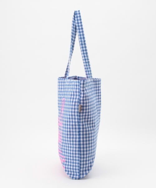 Ray BEAMS(レイビームス)の「Talented Totes / ギンガムチェック リバーシブル トートバッグ(トートバッグ・レディース・ピンク/ブルー・ONE SIZE)」の3枚目の写真