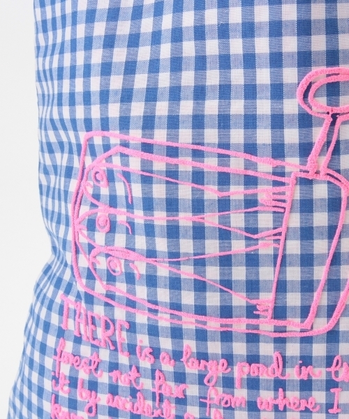 Ray BEAMS(レイビームス)の「Talented Totes / ギンガムチェック リバーシブル トートバッグ(トートバッグ・レディース・ピンク/ブルー・ONE SIZE)」の6枚目の写真