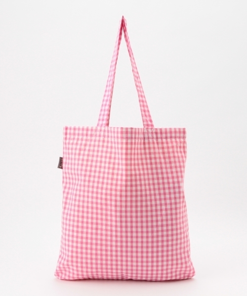 Ray BEAMS(レイビームス)の「Talented Totes / ギンガムチェック リバーシブル トートバッグ(トートバッグ・レディース・ピンク/ブルー・ONE SIZE)」の8枚目の写真