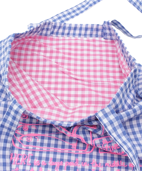 Ray BEAMS(レイビームス)の「Talented Totes / ギンガムチェック リバーシブル トートバッグ(トートバッグ・レディース・ピンク/ブルー・ONE SIZE)」の18枚目の写真