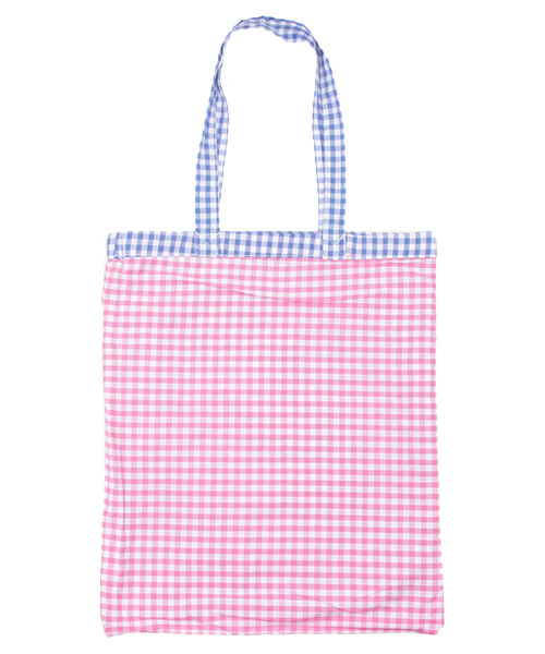 Ray BEAMS(レイビームス)の「Talented Totes / ギンガムチェック リバーシブル トートバッグ(トートバッグ・レディース・ピンク/ブルー・ONE SIZE)」の22枚目の写真