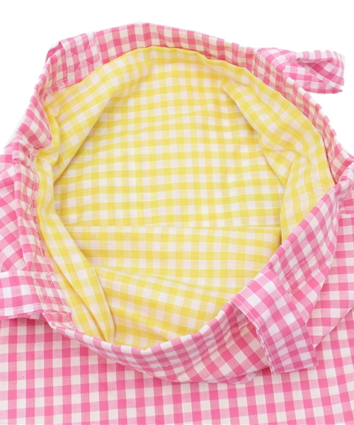 Ray BEAMS(レイビームス)の「Talented Totes / ギンガムチェック リバーシブル トートバッグ(トートバッグ・レディース・ピンク/ブルー・ONE SIZE)」の17枚目の写真