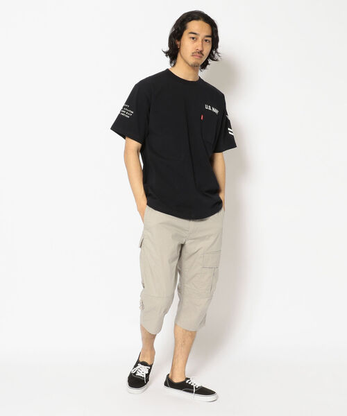 AVIREX（アヴィレックス）の「半袖 ネイバル ポケット Tシャツ / S/S NAVAL POCKET T-SHIRT / アヴィレックス / AVIREX（Tシャツ/カットソー・メンズ・ネイビー/オリーブ/オフホワイト/ピンク/その他10・LARGE/XX-LARGE/X-LARGE/MEDIUM/XL/2XL/M/L）」の15枚目の写真