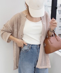 メッシュ2WAYカーデ