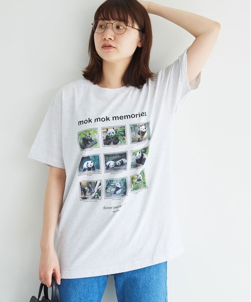 fig Ｌondon（フィグロンドン）の「mok mok memories　Tshirt（Tシャツ/カットソー・レディース・アッシュグレー・FREE）」の19枚目の写真
