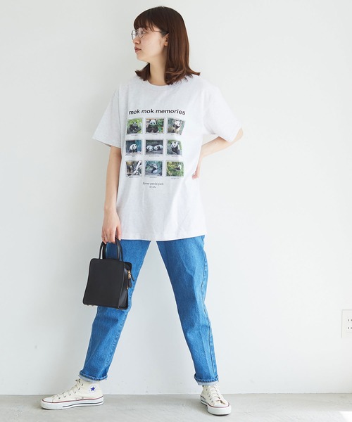 fig Ｌondon（フィグロンドン）の「mok mok memories　Tshirt（Tシャツ/カットソー・レディース・アッシュグレー・FREE）」の16枚目の写真