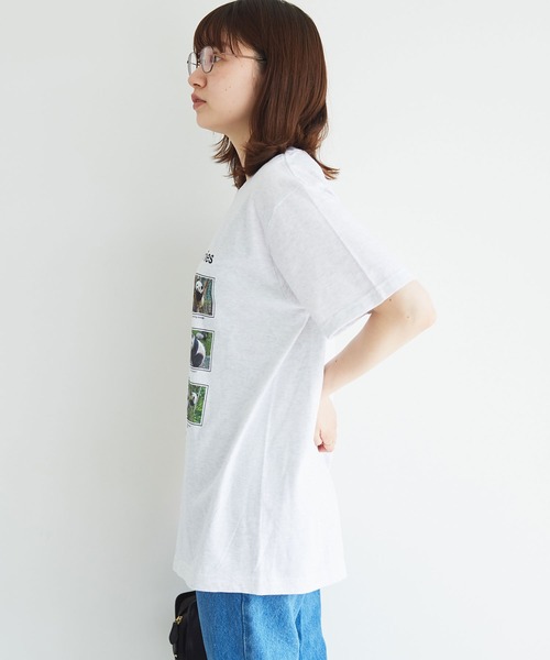 fig Ｌondon（フィグロンドン）の「mok mok memories　Tshirt（Tシャツ/カットソー・レディース・アッシュグレー・FREE）」の13枚目の写真