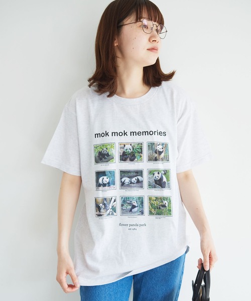 fig Ｌondon（フィグロンドン）の「mok mok memories　Tshirt（Tシャツ/カットソー・レディース・アッシュグレー・FREE）」の10枚目の写真