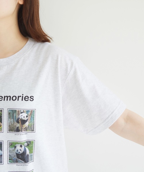 fig Ｌondon（フィグロンドン）の「mok mok memories　Tshirt（Tシャツ/カットソー・レディース・アッシュグレー・FREE）」の18枚目の写真