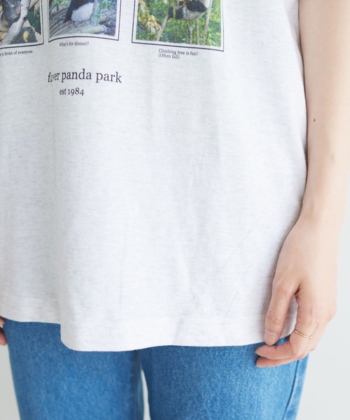 fig Ｌondon（フィグロンドン）の「mok mok memories　Tshirt（Tシャツ/カットソー・レディース・アッシュグレー・FREE）」の15枚目の写真