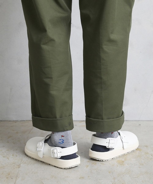 実物新品デッドストックドイツABEBA社製レザークロッグメディカルスタッフサンダル