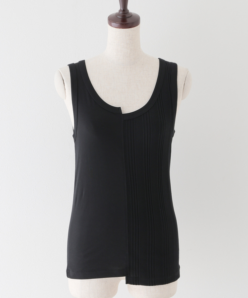 SLOBE IENA(スローブイエナ)の「【ESLOW/エスロー】 COMBINATION タンクトップ(Tシャツ/カットソー・レディース・ブラック/グリーン・FREE)」の22枚目の写真