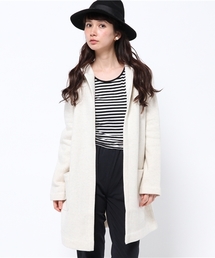 ROSE BUD | S-LC-15101 HOODED GOWN COAT(その他アウター)