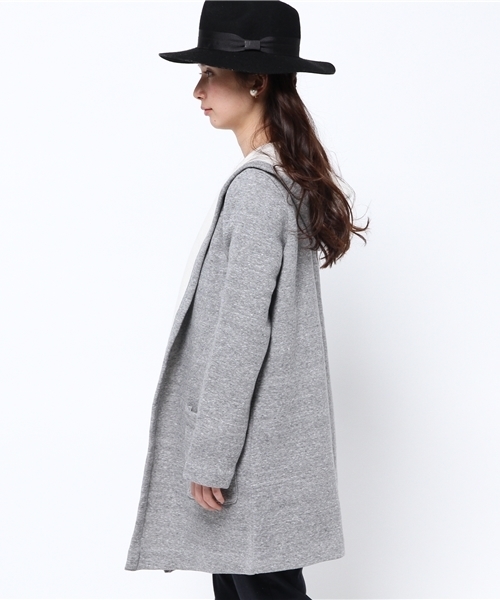 ROSE BUD（ローズバッド）の「S-LC-15101 HOODED GOWN COAT（その他アウター・レディース・ミックスグレー/オートミール・ONE SIZE）」の11枚目の写真