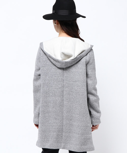 ROSE BUD（ローズバッド）の「S-LC-15101 HOODED GOWN COAT（その他アウター・レディース・ミックスグレー/オートミール・ONE SIZE）」の10枚目の写真