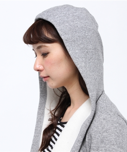 ROSE BUD（ローズバッド）の「S-LC-15101 HOODED GOWN COAT（その他アウター・レディース・ミックスグレー/オートミール・ONE SIZE）」の7枚目の写真