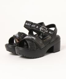 algy | ALGY アルジー キッズ 厚底クロスストラップサンダル【軽量】 3027(サンダル)