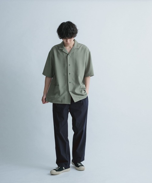 FORK&SPOON(フォークアンドスプーン)の「FORK&SPOON ストレッチイージーロングパンツ(その他パンツ・メンズ・ネイビー/グレー系その他/グリーン系その他・4/5)」の16枚目の写真