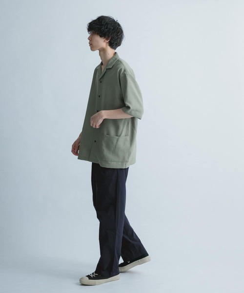 FORK&SPOON(フォークアンドスプーン)の「FORK&SPOON ストレッチイージーロングパンツ(その他パンツ・メンズ・ネイビー/グレー系その他/グリーン系その他・4/5)」の17枚目の写真