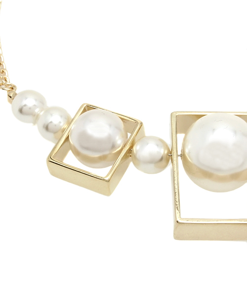 mystic（ミスティック）の「ボックスインパールネックレス（ネックレス・レディース・ゴールド・ﾌﾘ-）」の3枚目の写真