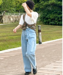 kutir | ウエストタックデニム(デニムパンツ)