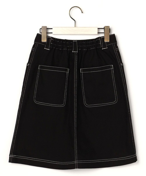 179/WG（イチナナキュウダブルジー）の「台形スカート（スカート・レディース・ブラック/ブルー/オフホワイト・MEDIUM）」の7枚目の写真