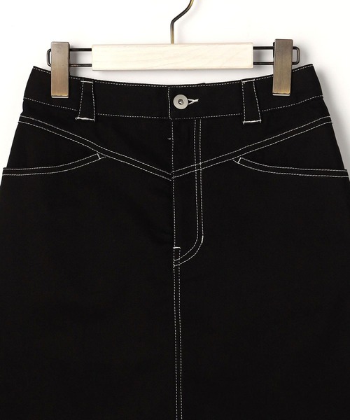 179/WG（イチナナキュウダブルジー）の「台形スカート（スカート・レディース・ブラック/ブルー/オフホワイト・MEDIUM）」の8枚目の写真