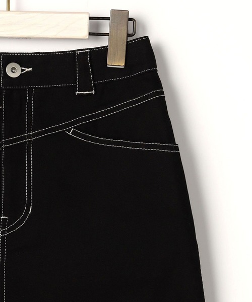 179/WG（イチナナキュウダブルジー）の「台形スカート（スカート・レディース・ブラック/ブルー/オフホワイト・MEDIUM）」の9枚目の写真