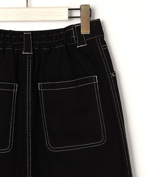 179/WG（イチナナキュウダブルジー）の「台形スカート（スカート・レディース・ブラック/ブルー/オフホワイト・MEDIUM）」の10枚目の写真