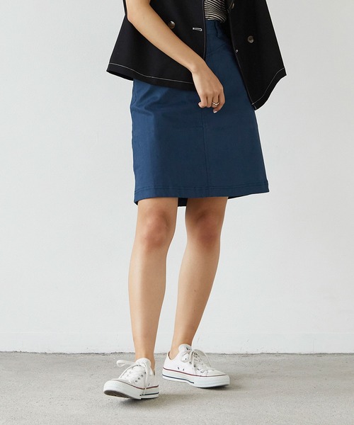 179/WG（イチナナキュウダブルジー）の「台形スカート（スカート・レディース・ブラック/ブルー/オフホワイト・MEDIUM）」の22枚目の写真