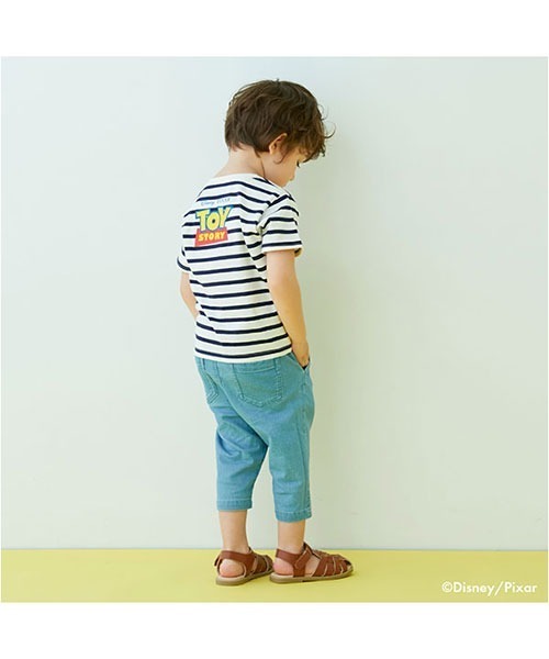 petit main（プティマイン）の「【トイストーリー】ボーダー半袖Tシャツ（Tシャツ/カットソー・キッズ・サックスブルー/ネイビー・80ｃｍ/110cm/120cm/100cm/90cm/130cm）」の22枚目の写真
