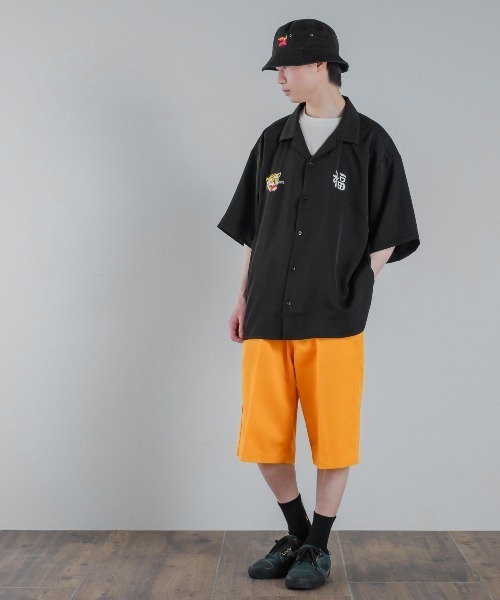 improves(インプローブス)の「クールタッチ ベトジャン風 刺しゅう 半袖 オープンカラー スカシャツ(シャツ/ブラウス・メンズ・グリーン/ホワイト/ブラック・LARGE/MEDIUM)」の11枚目の写真