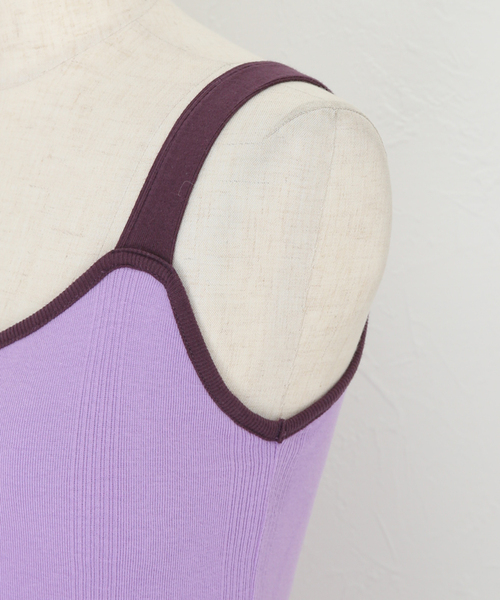 セール】《別注》miller×LULUカップ付きキャミソール