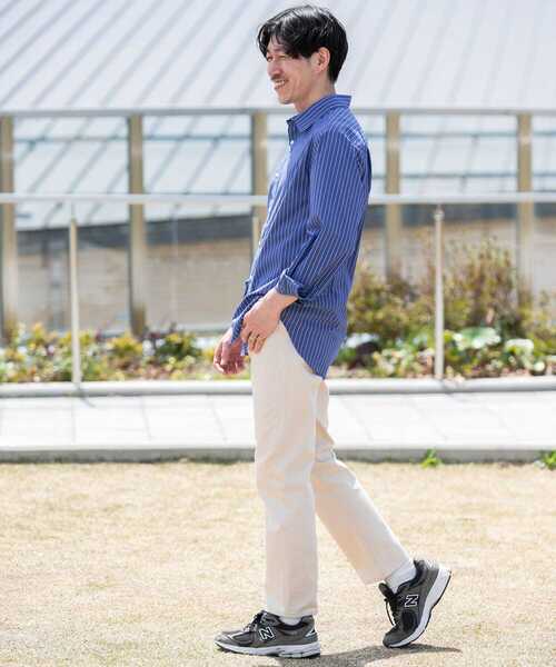 ITEMS URBANRESEARCH（アイテムズ アーバンリサーチ）の「カツラギスリムパンツ（その他パンツ・メンズ・ブラック/アイボリー/レッド系その他・MEDIUM/LARGE）」の4枚目の写真