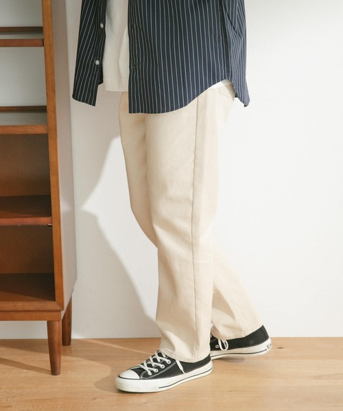 ITEMS URBANRESEARCH（アイテムズ アーバンリサーチ）の「カツラギスリムパンツ（その他パンツ・メンズ・ブラック/アイボリー/レッド系その他・MEDIUM/LARGE）」の16枚目の写真