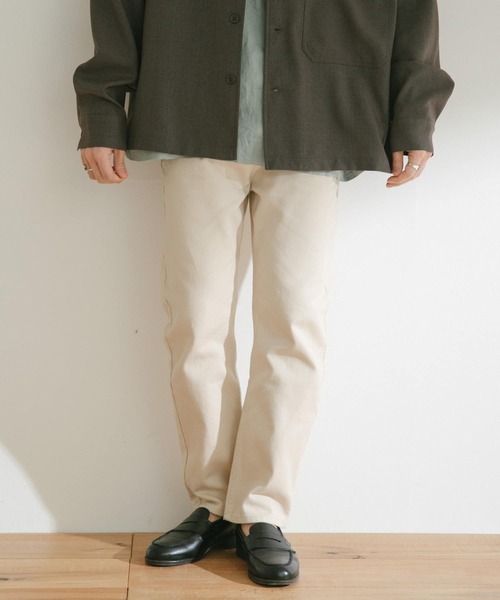 ITEMS URBANRESEARCH（アイテムズ アーバンリサーチ）の「カツラギスリムパンツ（その他パンツ・メンズ・ブラック/アイボリー/レッド系その他・MEDIUM/LARGE）」の5枚目の写真