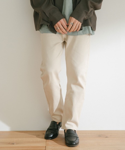 ITEMS URBANRESEARCH（アイテムズ アーバンリサーチ）の「カツラギスリムパンツ（その他パンツ・メンズ・ブラック/アイボリー/レッド系その他・MEDIUM/LARGE）」の11枚目の写真