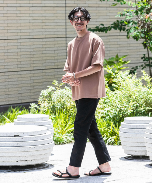 ITEMS URBANRESEARCH（アイテムズ アーバンリサーチ）の「カツラギスリムパンツ（その他パンツ・メンズ・ブラック/アイボリー/レッド系その他・MEDIUM/LARGE）」の6枚目の写真