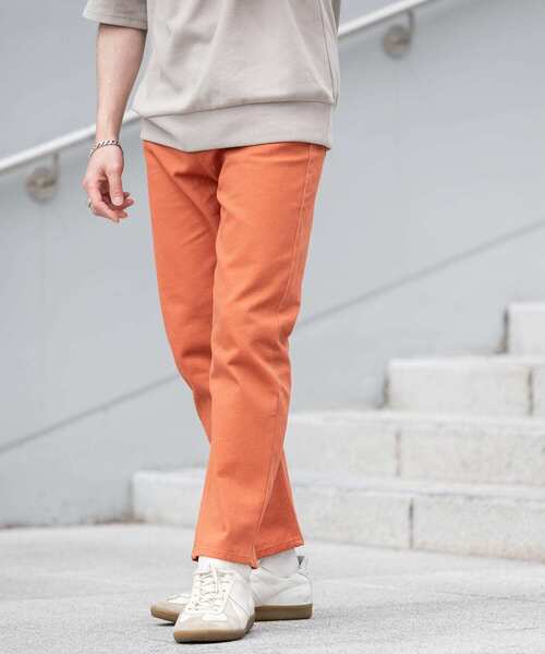 ITEMS URBANRESEARCH（アイテムズ アーバンリサーチ）の「カツラギスリムパンツ（その他パンツ・メンズ・ブラック/アイボリー/レッド系その他・MEDIUM/LARGE）」の13枚目の写真