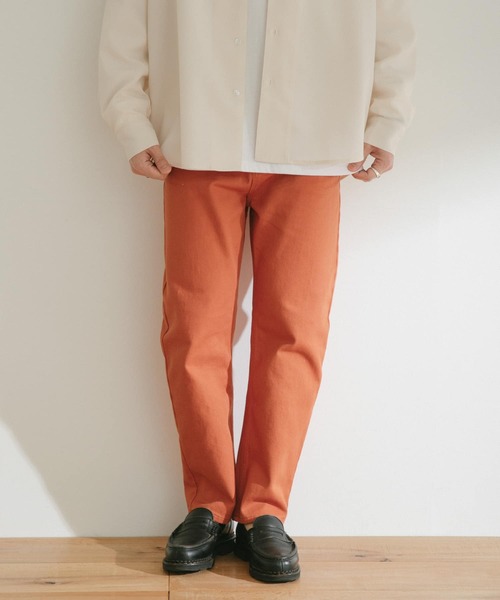 ITEMS URBANRESEARCH（アイテムズ アーバンリサーチ）の「カツラギスリムパンツ（その他パンツ・メンズ・ブラック/アイボリー/レッド系その他・MEDIUM/LARGE）」の14枚目の写真