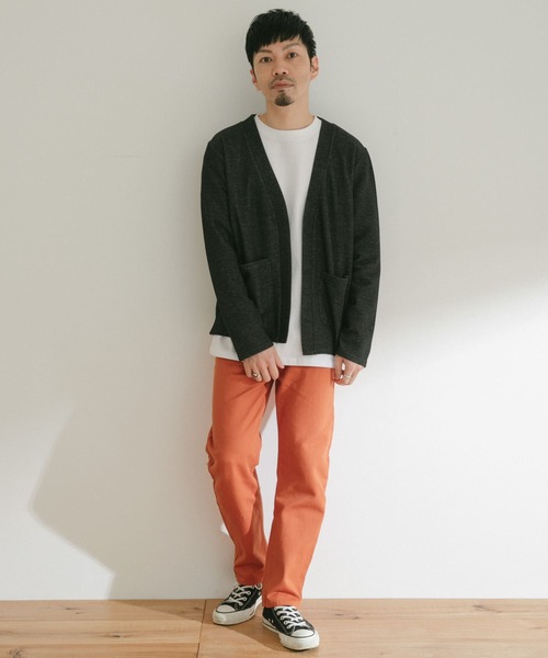 ITEMS URBANRESEARCH（アイテムズ アーバンリサーチ）の「カツラギスリムパンツ（その他パンツ・メンズ・ブラック/アイボリー/レッド系その他・MEDIUM/LARGE）」の9枚目の写真