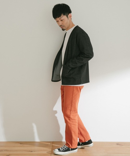 ITEMS URBANRESEARCH（アイテムズ アーバンリサーチ）の「カツラギスリムパンツ（その他パンツ・メンズ・ブラック/アイボリー/レッド系その他・MEDIUM/LARGE）」の15枚目の写真