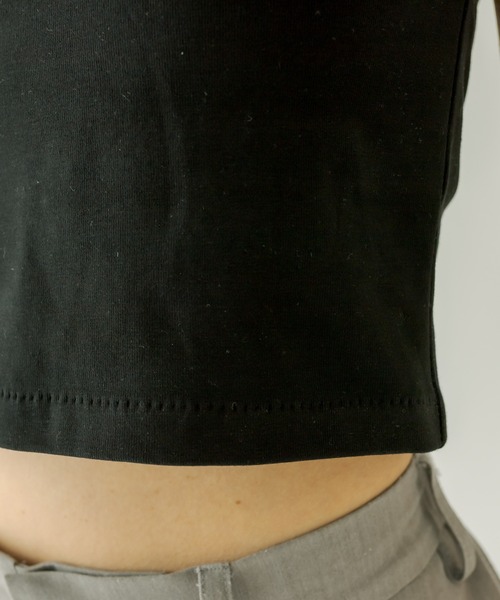 mystic（ミスティック）の「パット付ショートキャミソール（キャミソール・レディース・オフホワイト/ブラック/ピンク/ブルー・FREE）」の19枚目の写真