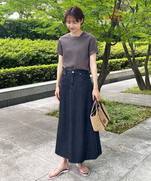 OPAQUE.CLIP（オペークドットクリップ）の「◆【C】フレアデニムスカート【WEB限定サイズ】（デニムスカート・レディース・グレー系その他/ブルー・36/38/40）」の8枚目の写真