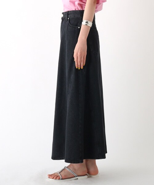 K413/OPAQUE.CLIP セットアップ フランス製生地 ウエストゴム 紺 オペーク ドット クリップ OPAQUE.CLIP ロゴプリントTシャツ